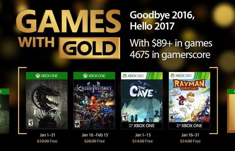 vertel het me Herhaal vervolgens Xbox free Games with Gold for January 2017 - Pureinfotech
