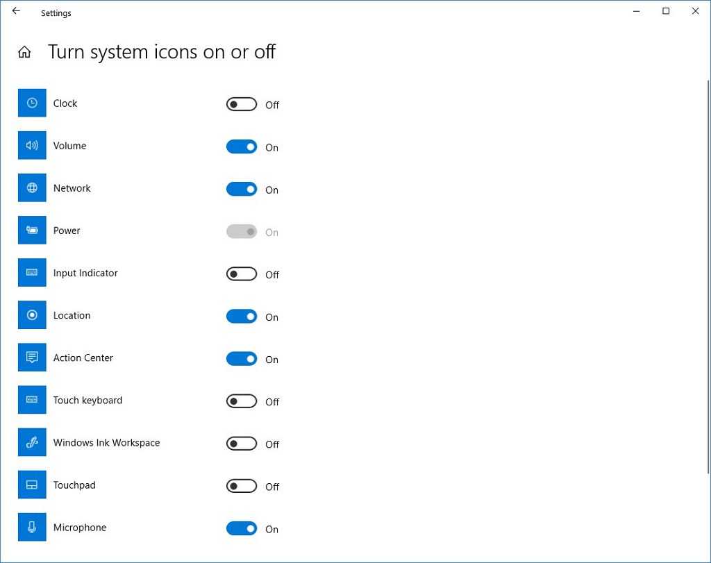 How To Add Or Remove Icons From Taskbar Notification Area On Windows 10 ...