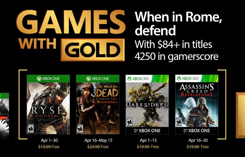 verhouding Dek de tafel Oneerlijk Xbox Games with Gold for April 2017 - Pureinfotech