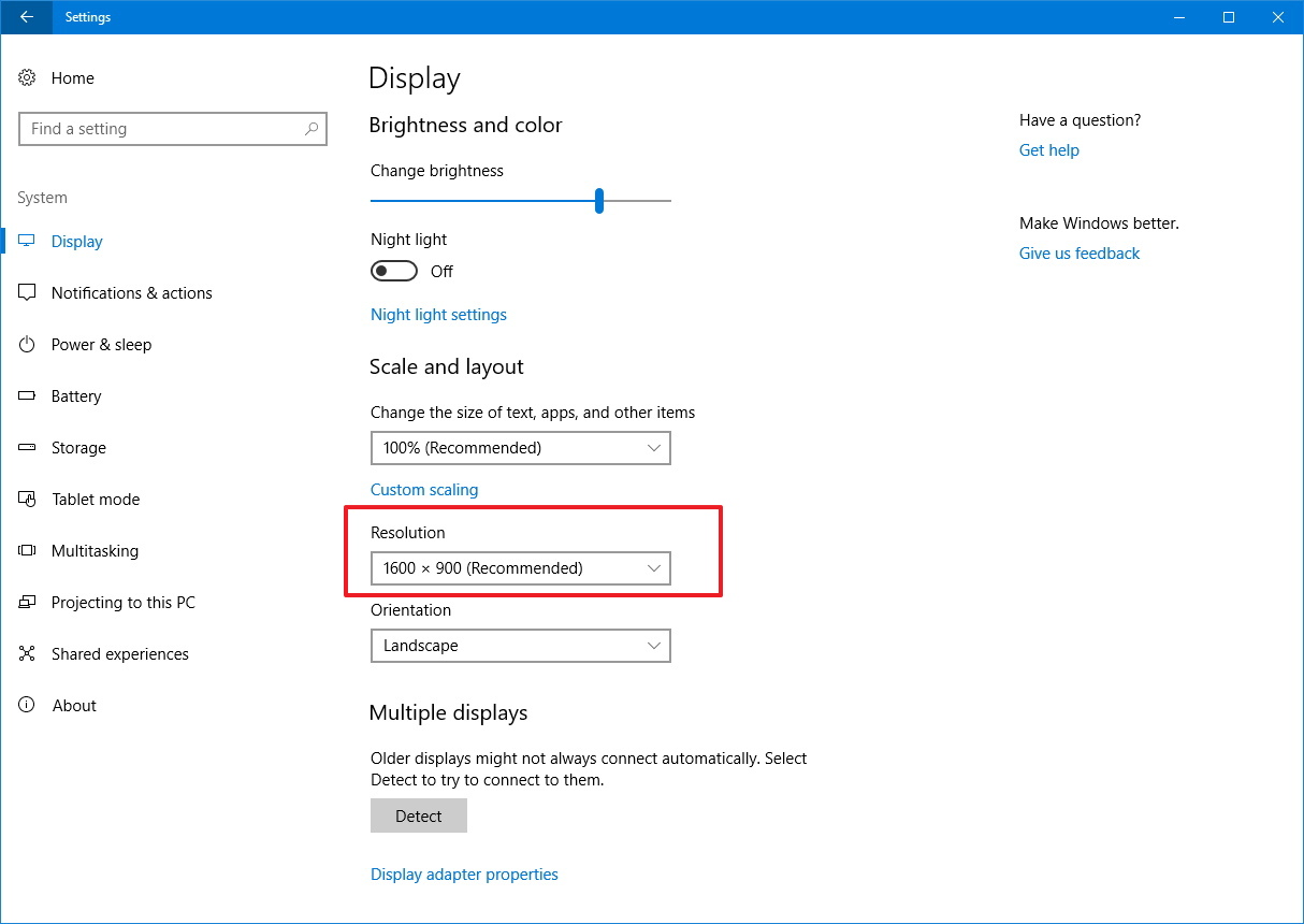 How To Change Screen Resolution On Windows 10 • Pureinfotech