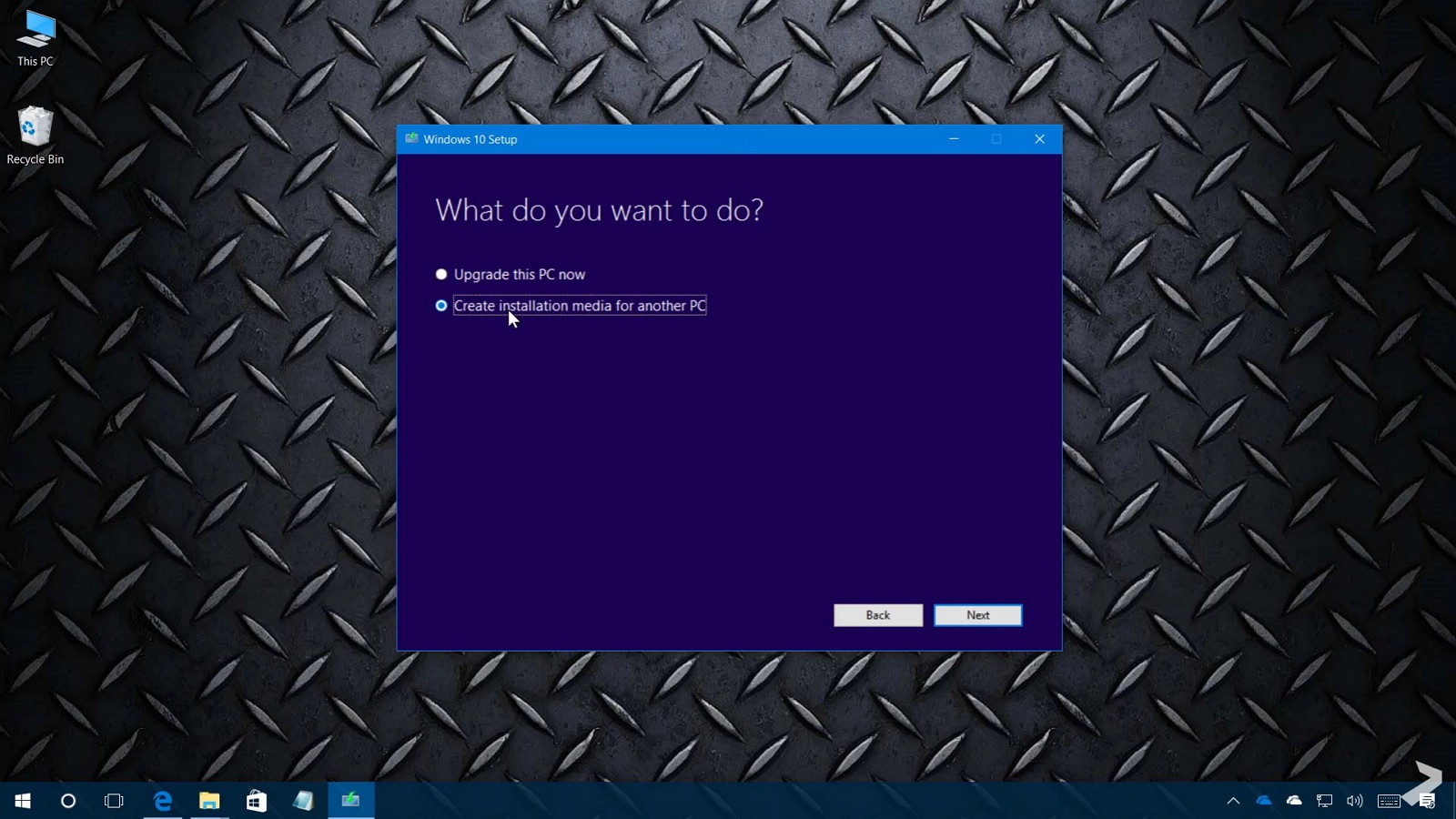 Clean Windows 10. Everything windows