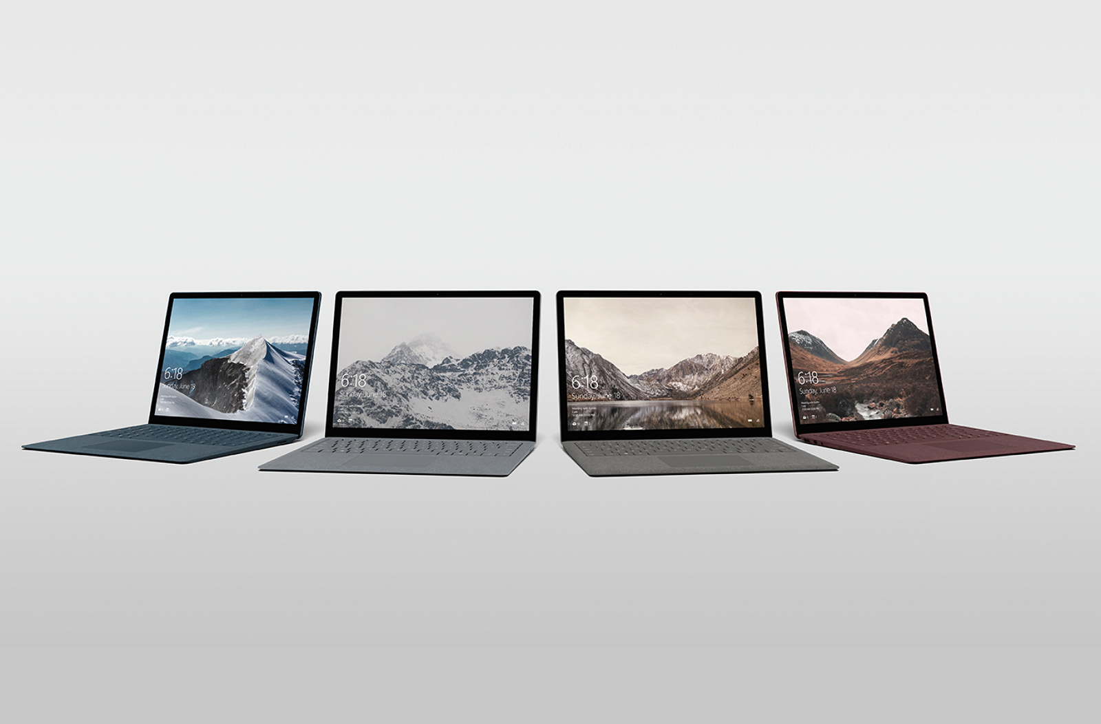 Surface Laptop four colors