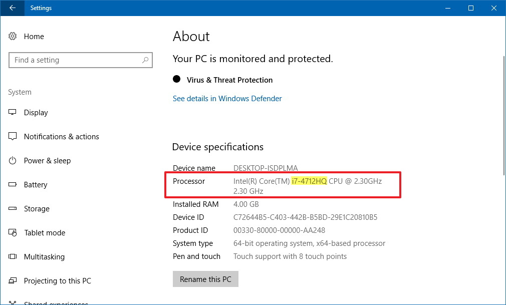 how-to-check-intel-processor-generation-on-windows-10-pureinfotech