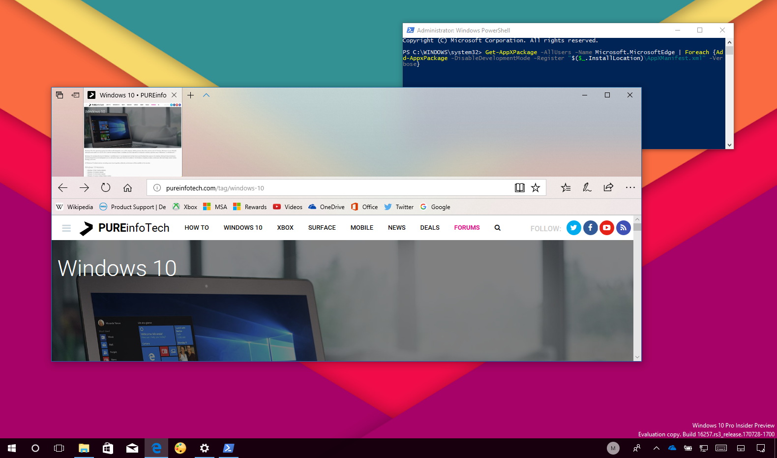 How To Fix Microsoft Edge Missing On Windows 10 Pureinfotech