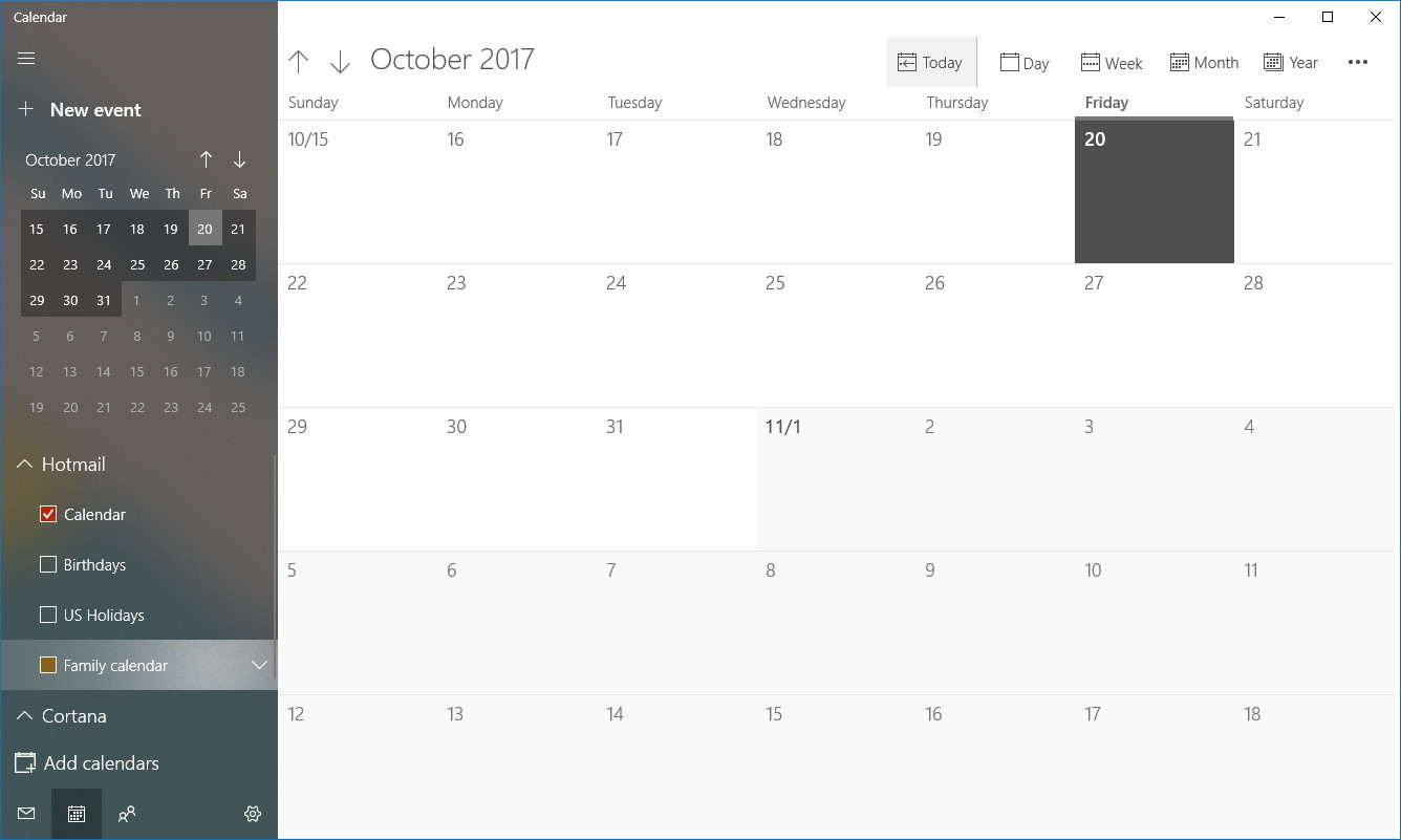 Microsoft's Mail And Calendar Apps Get New Design Changes On Windows 10 ...