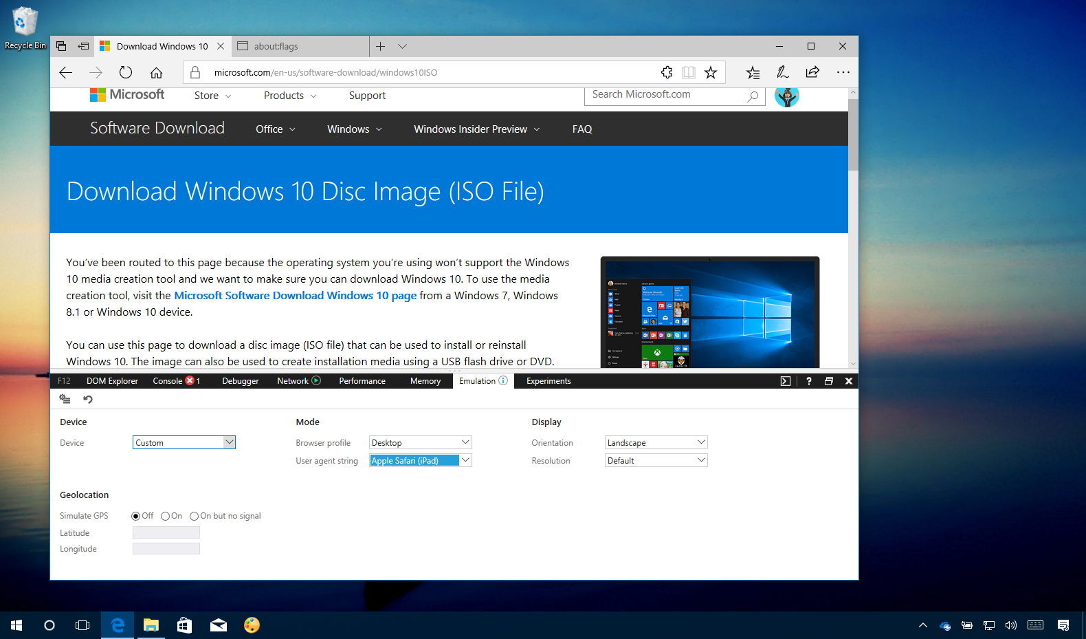 Download official Windows 10 ISO file without Media