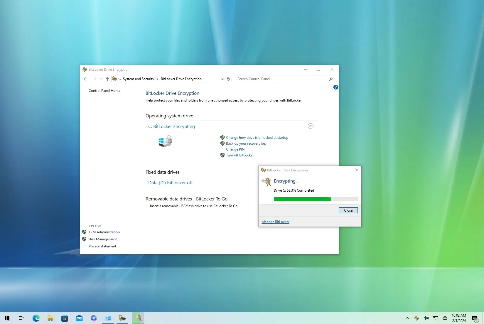 How to enable BitLocker encryption on Windows 10 - Pureinfotech