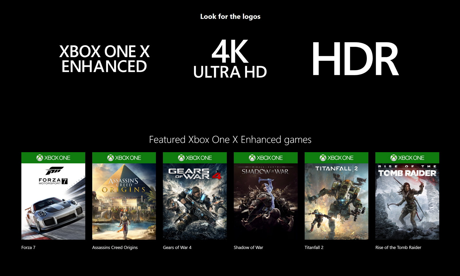 zijn En Verbaasd Xbox One X Enhanced — List of all the games that will play awesome on Xbox  One X - Pureinfotech