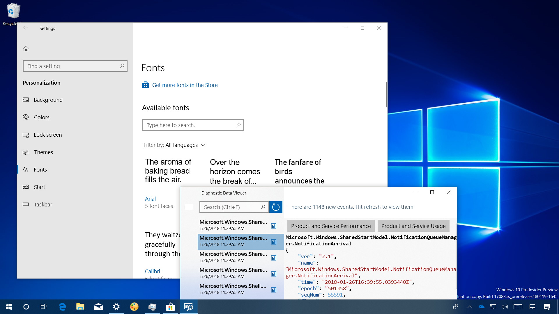 Hands-on video review with Windows 10 build 17083 - Pureinfotech