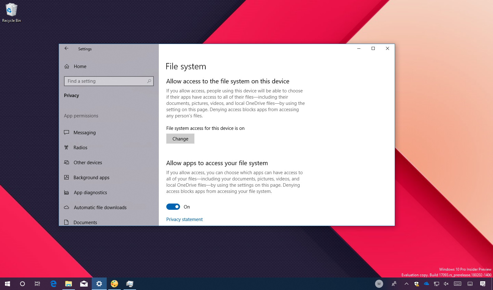 How to block apps access to file system on Windows 10 - Pureinfotech