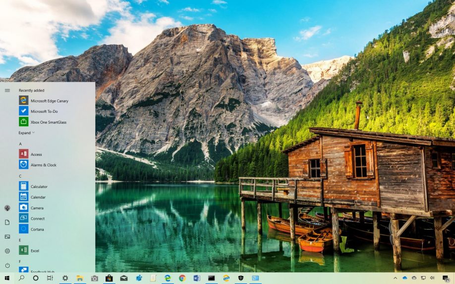 Mountain Dwellings theme for Windows 10 (download) • Pureinfotech