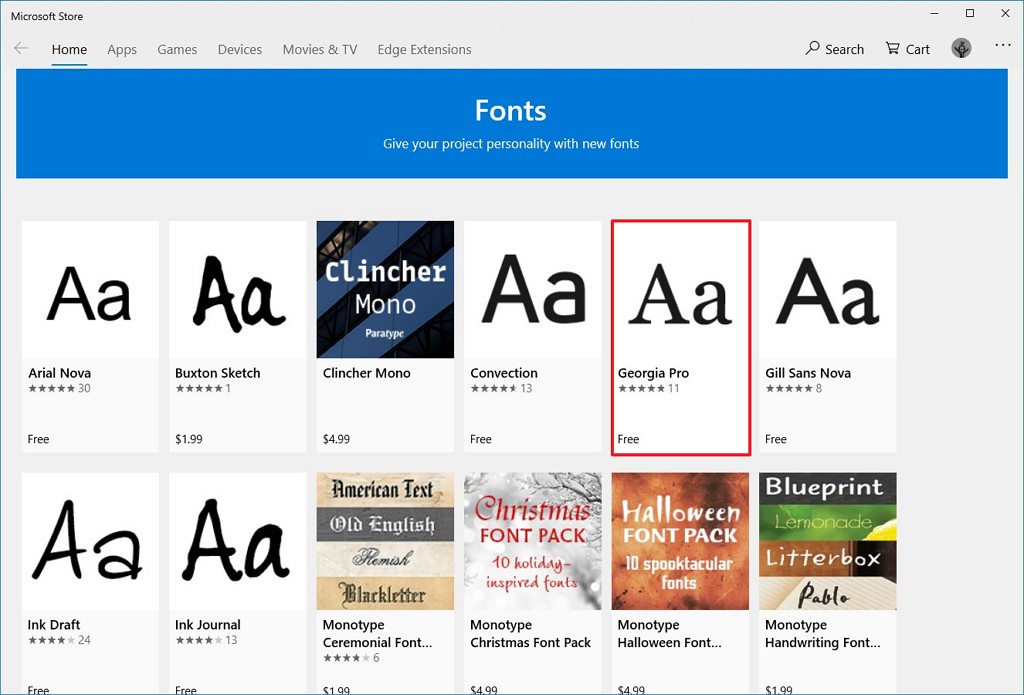 where does fontbook store fonts