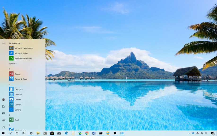 Island in the Suns theme for Windows 10