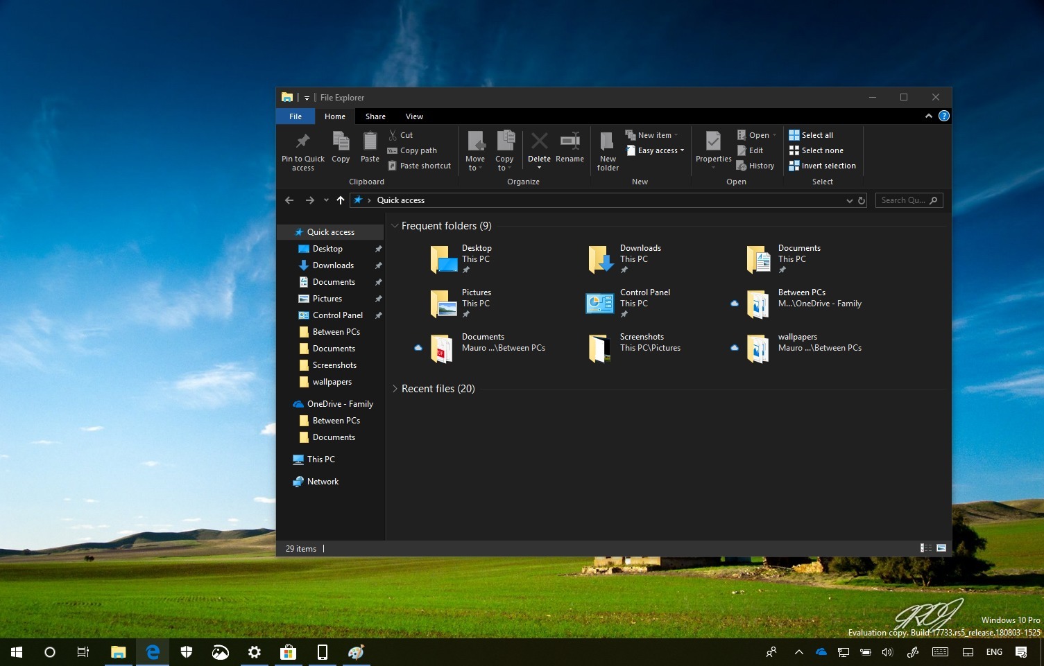 dark theme windows 10 file explorer