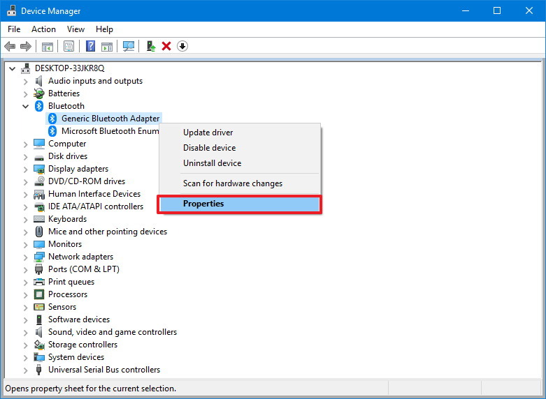 device manager internet options
