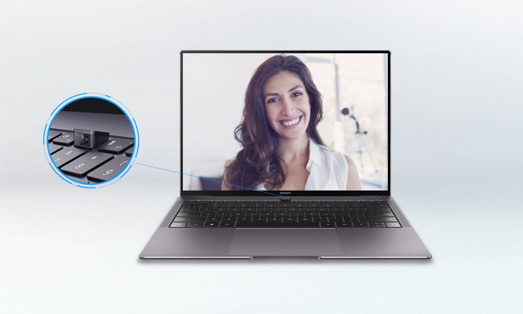 Huawei MateBook X Pro pop-up camera
