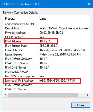 how to control device using ip address