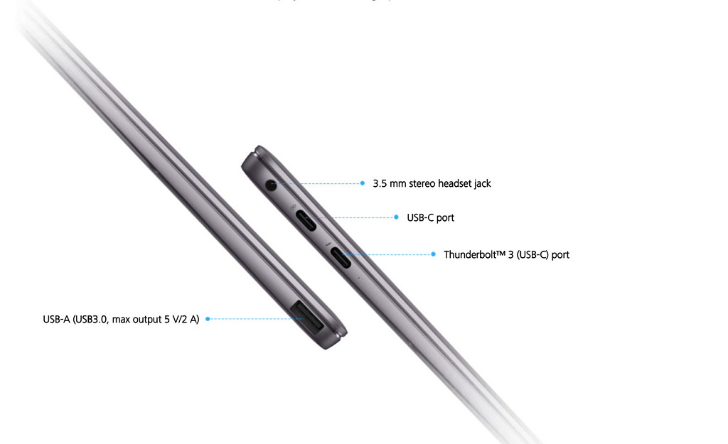 MateBook X Pro ports
