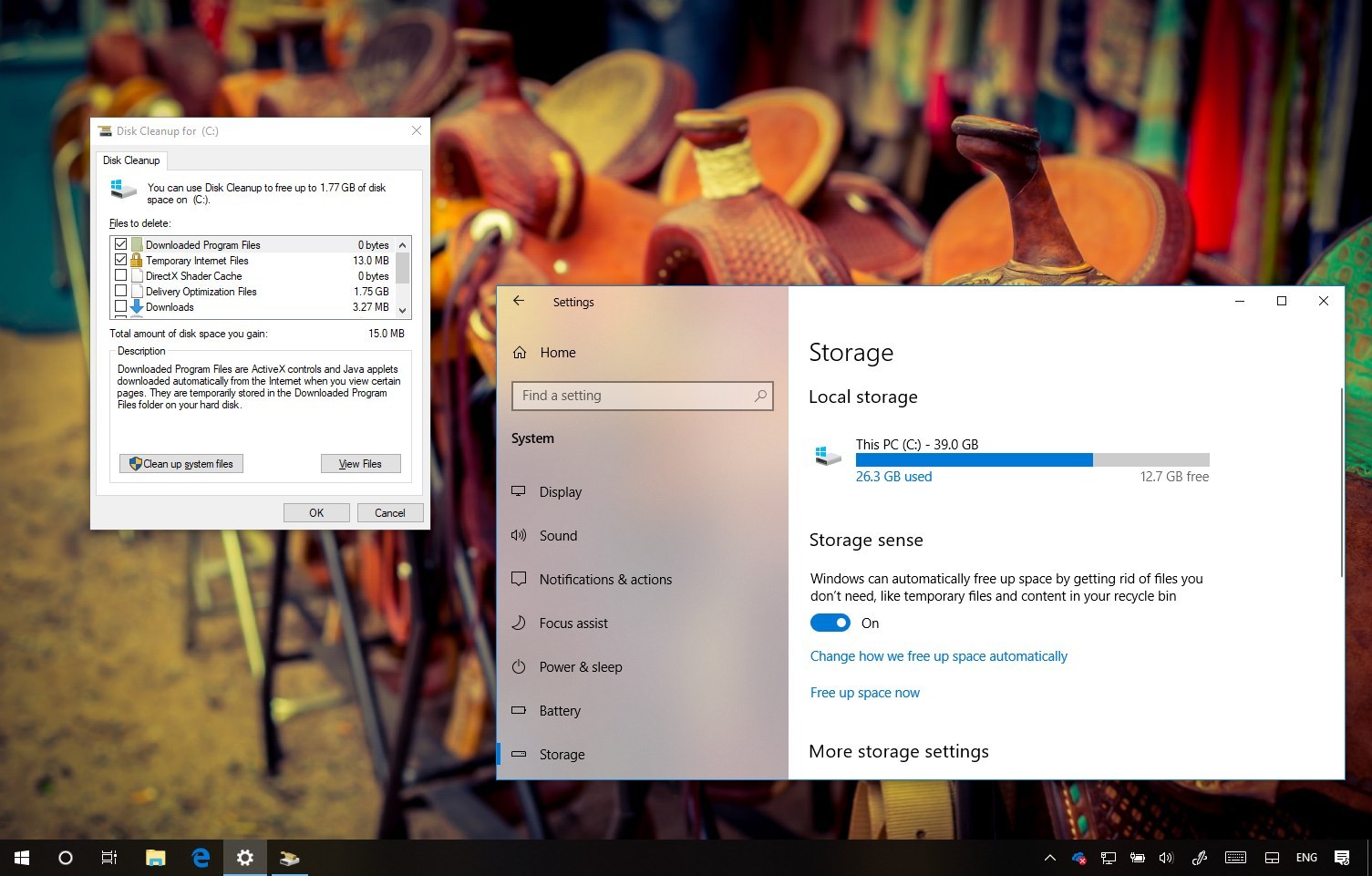 Windows 10 Disk Cleanup deprecation