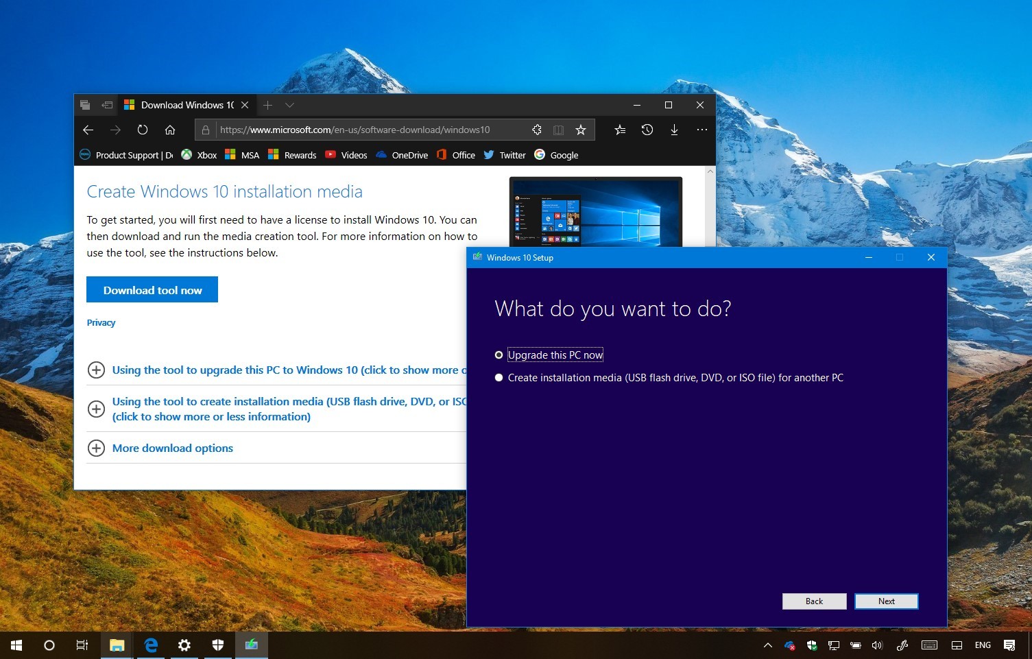 will windows media creation tool work on windows 10 pro
