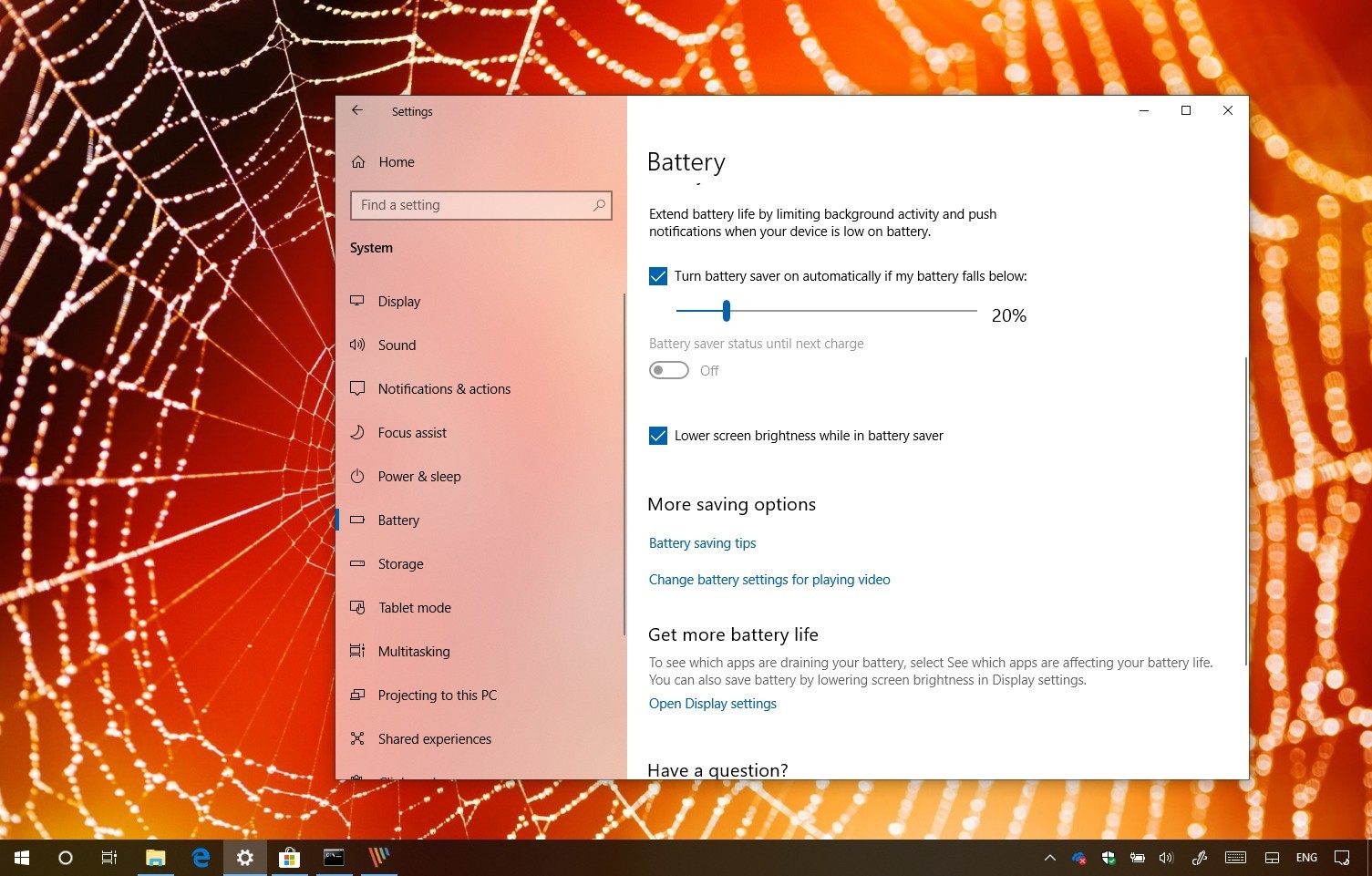 How To Use Battery Saver On Windows 10 Pureinfotech