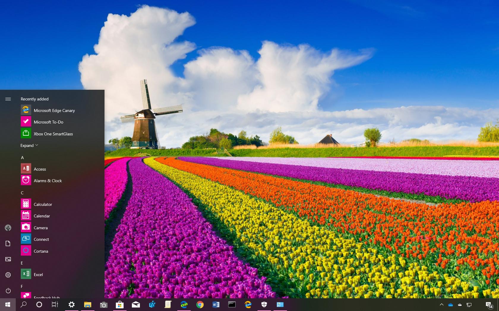 Fields Of Flowers theme for Windows 10