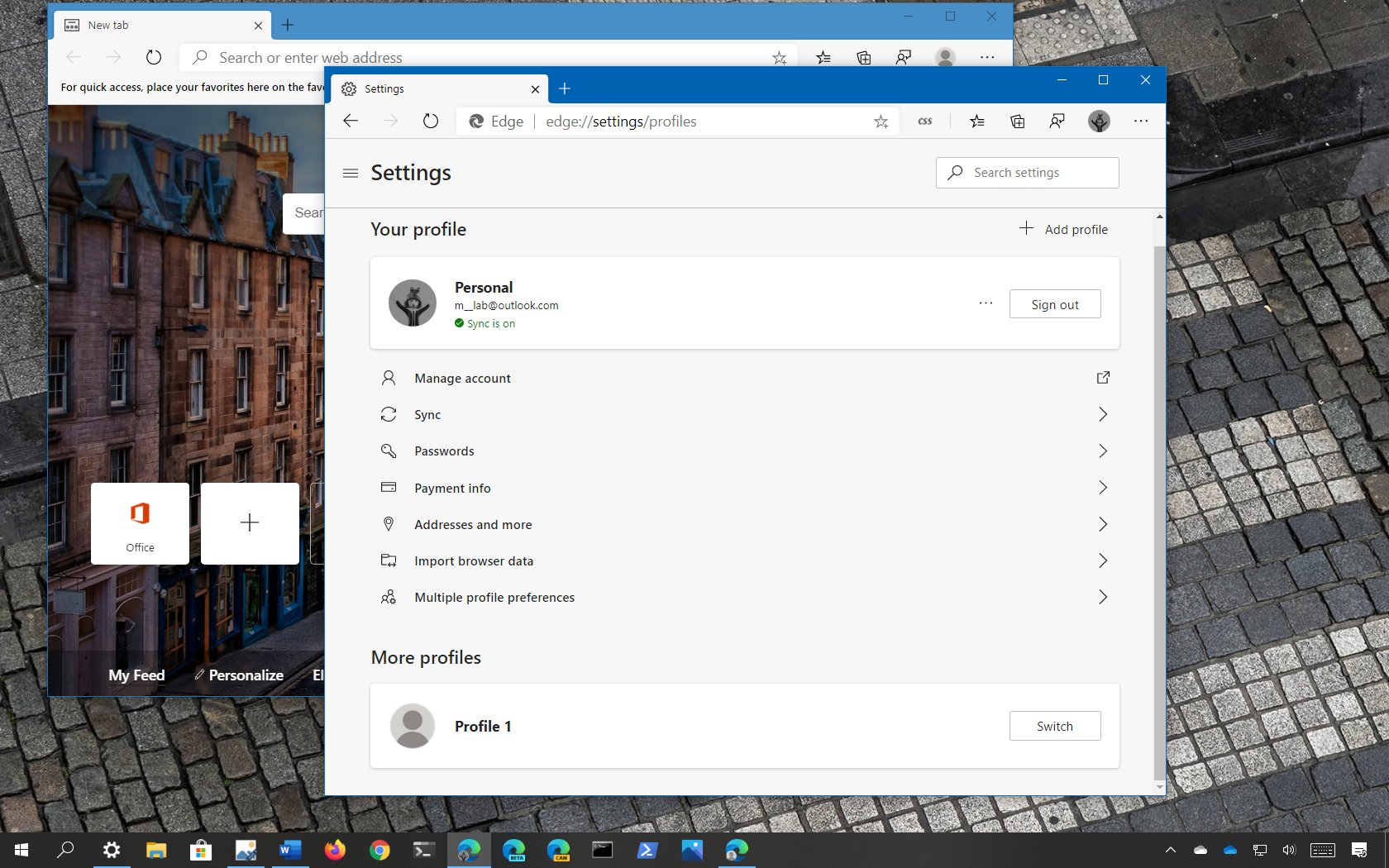 How To Create Multiple Profiles On Microsoft Edge Pureinfotech