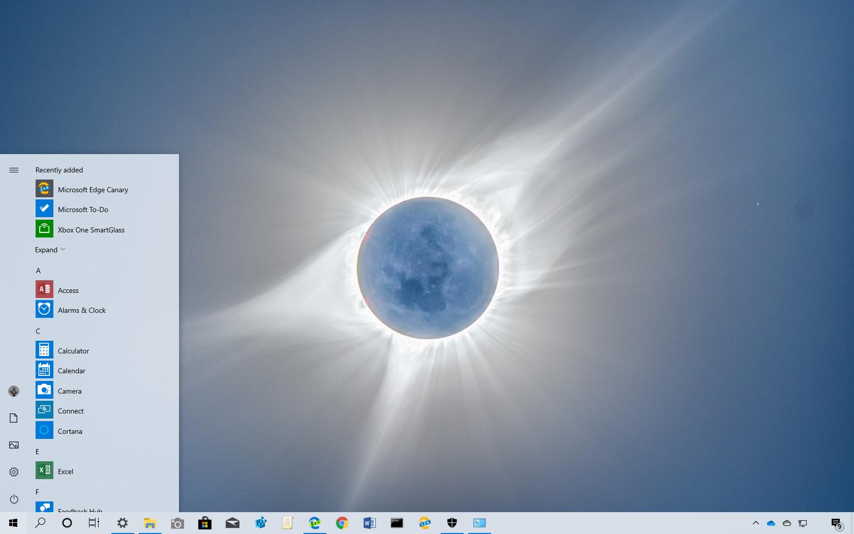 nasa windows 7 theme