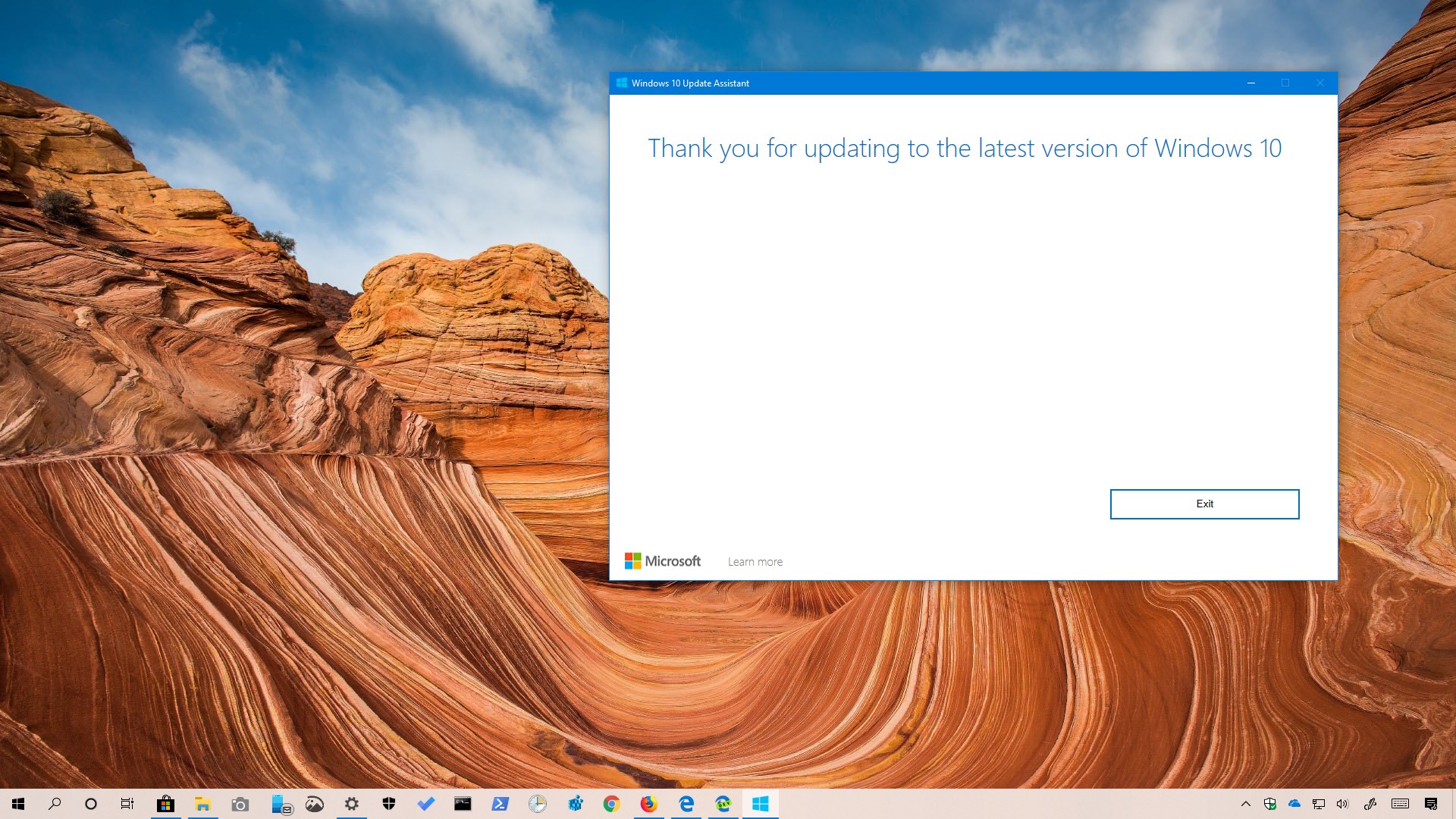 Windows 10 1903 download using Update Assistant