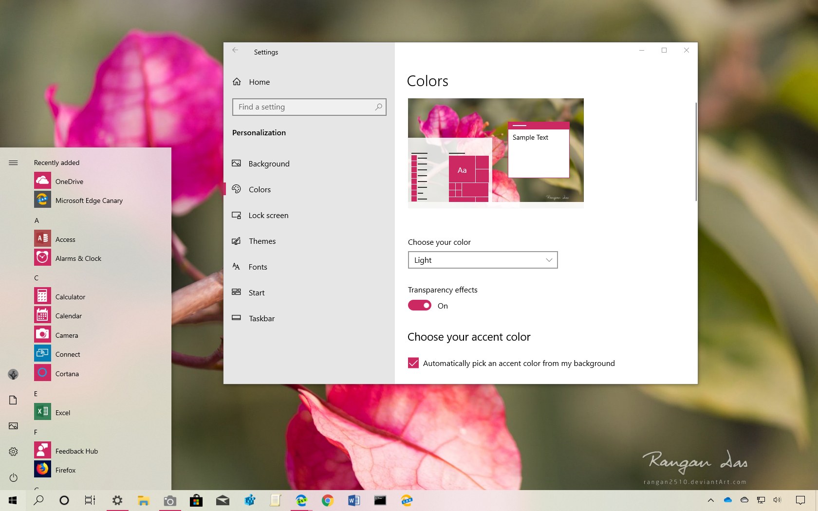 How To Set Accent Color Based On Background On Windows 10 Pureinfotech