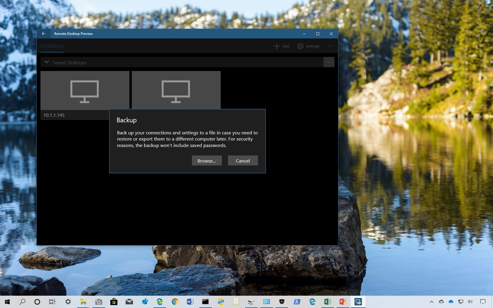 microsoft remote desktop windows 10