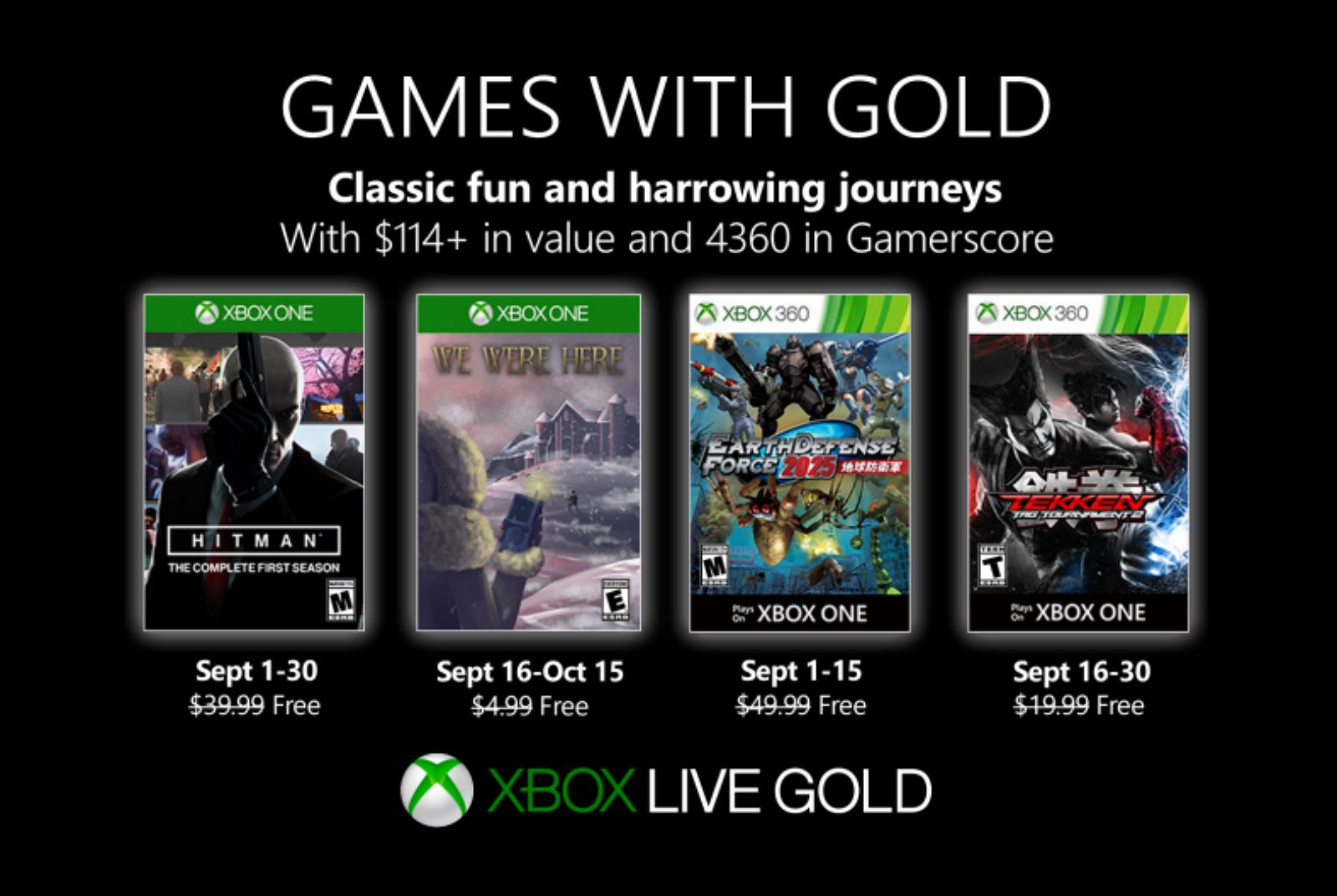 Xbox Games with Gold for October 2020 - Pureinfotech