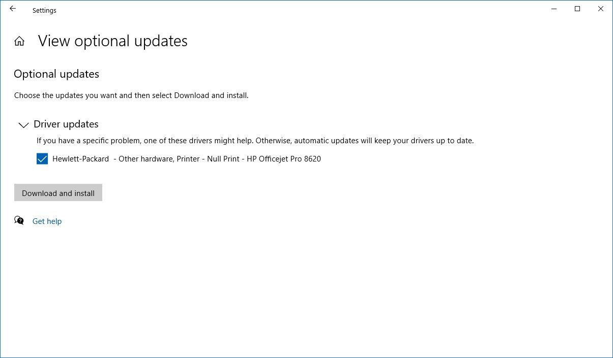 Windows 10 20H1 Adds ‘Optional Updates’ Settings - Pureinfotech