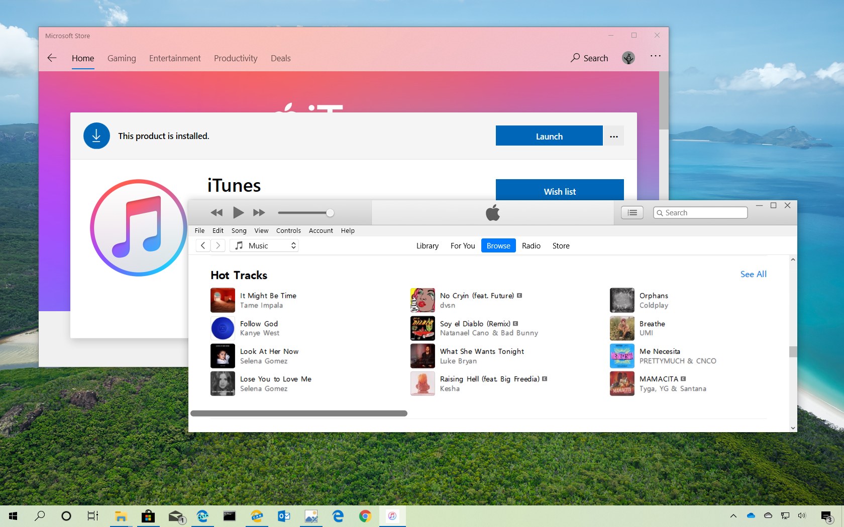 download latest itunes for windows 10