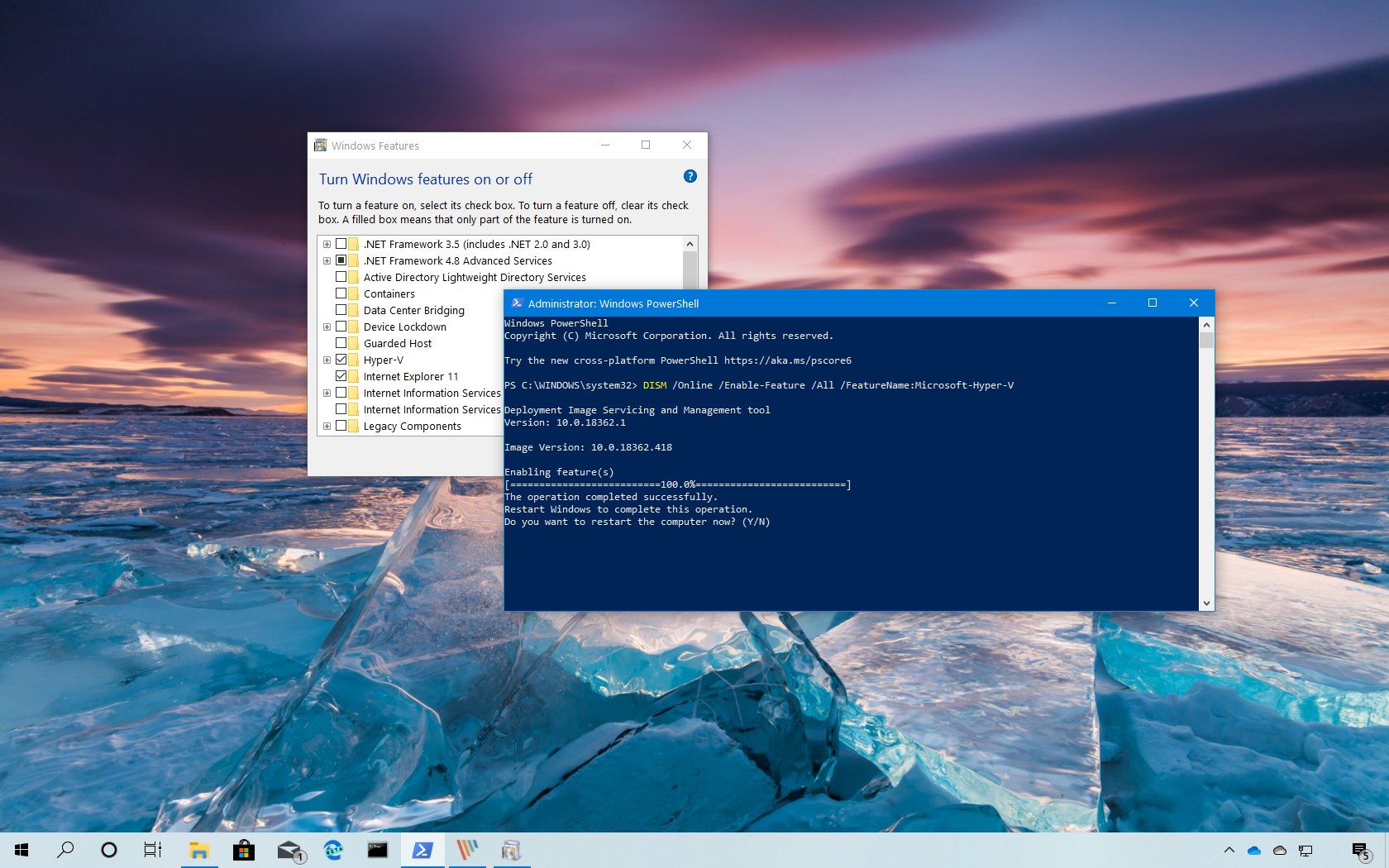 windows 10 download hyper v