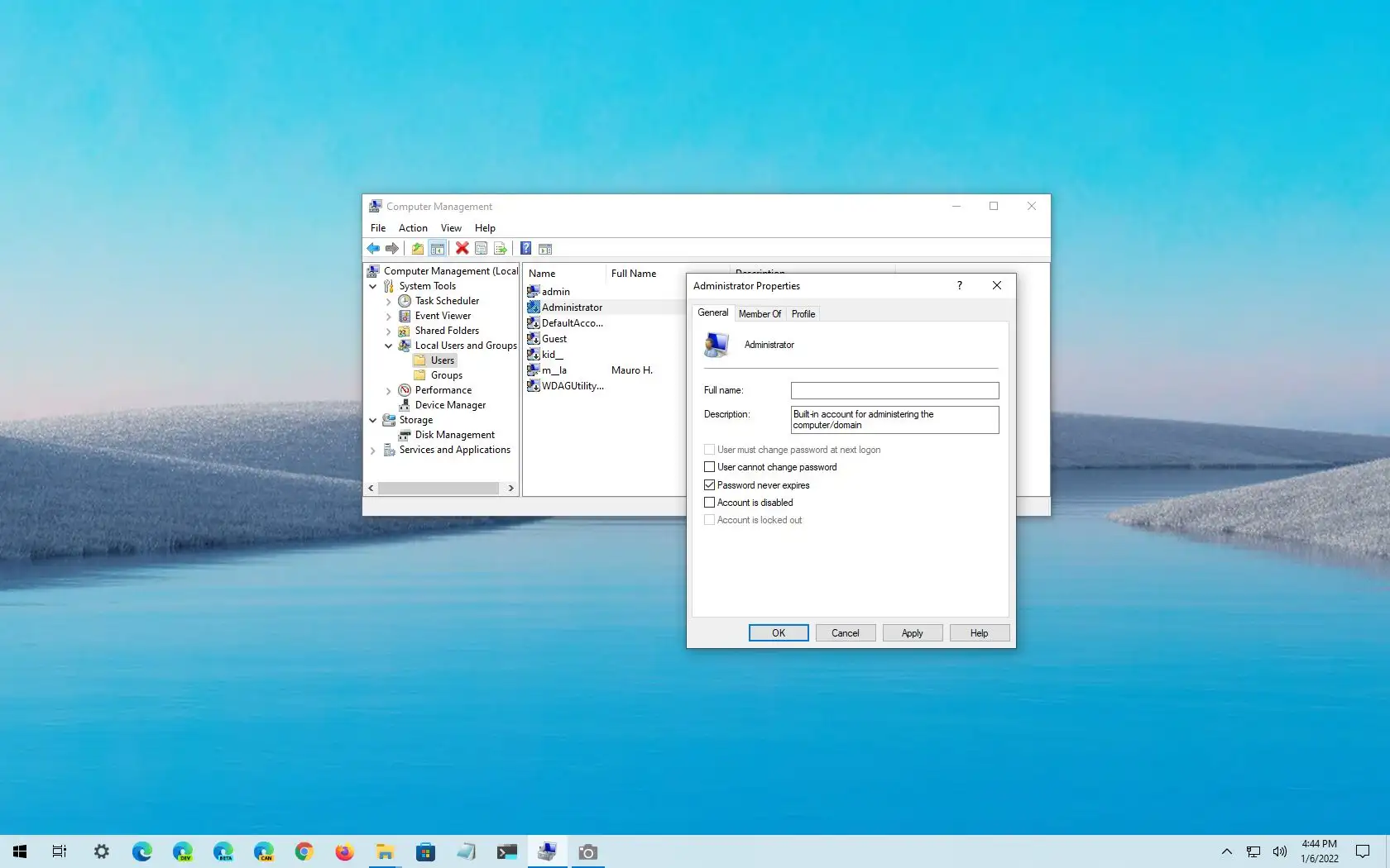 How To Enable Administrator Account On Windows 10 Pureinfotech How To Enable Administrator Account On Windows 10 Pureinfotech