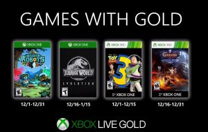 Xbox Games with Gold for December 2019