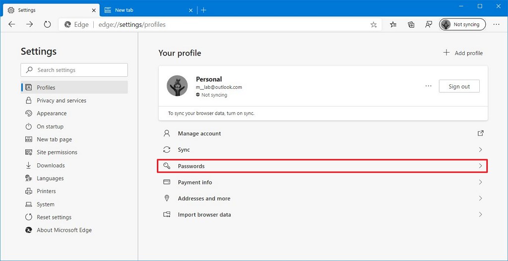 How to view saved passwords on Microsoft Edge • Pureinfotech