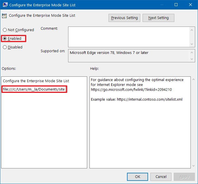 How to enable IE Mode for external websites on Microsoft Edge