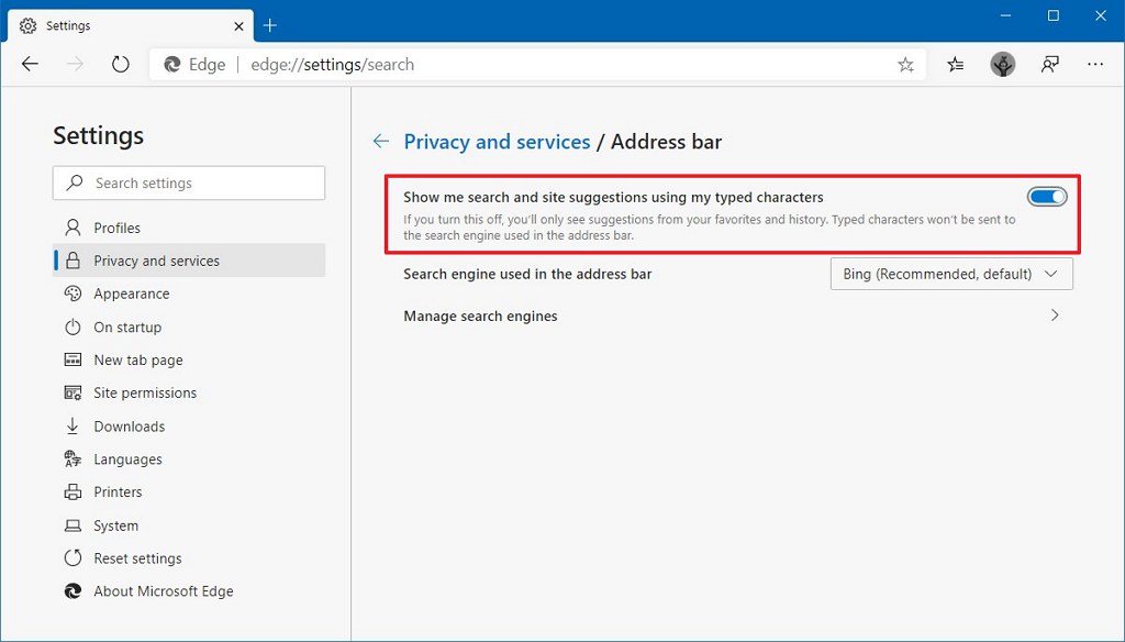 how-to-disable-search-suggestions-on-microsoft-edge-pureinfotech