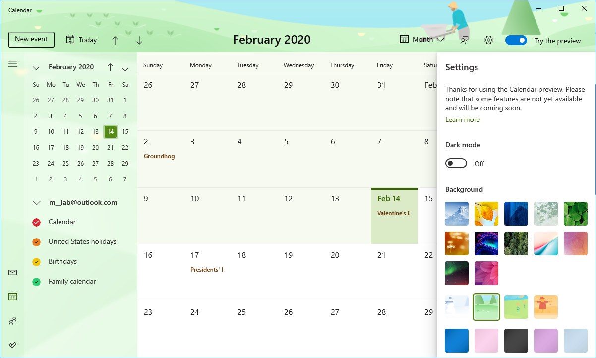 google calendar in windows 10 calendar app