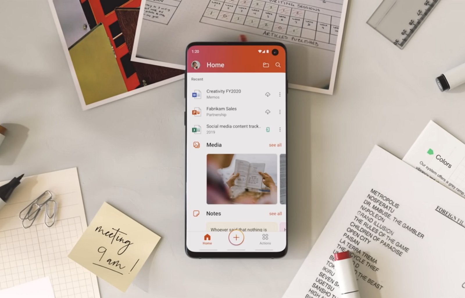 Office unified app for Android (source: Microsoft)