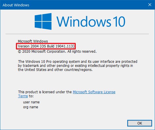 Проблемы с windows 10 2004