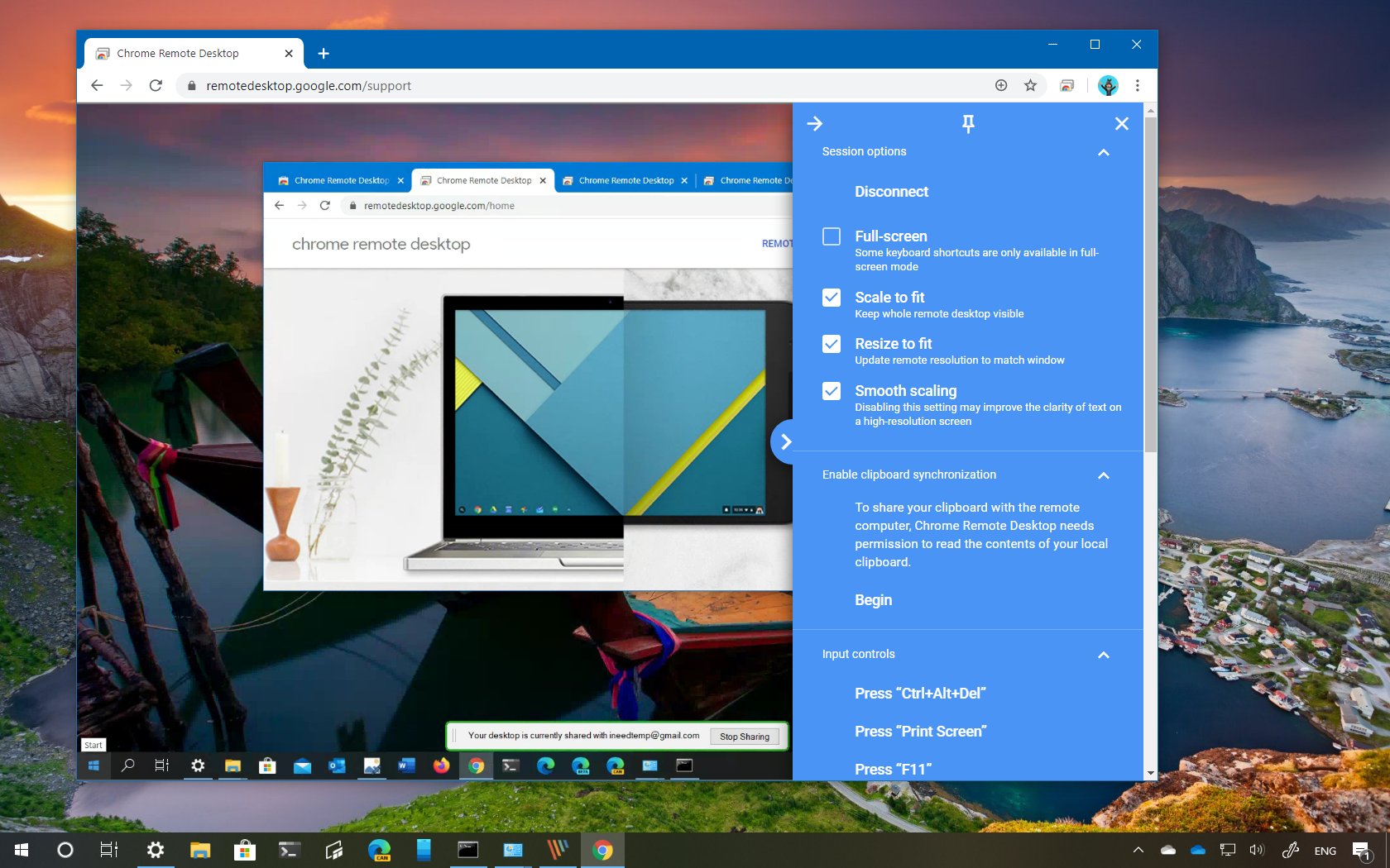 How To Chrome Remote Desktop To Help Users On Windows 10 - Pureinfotech