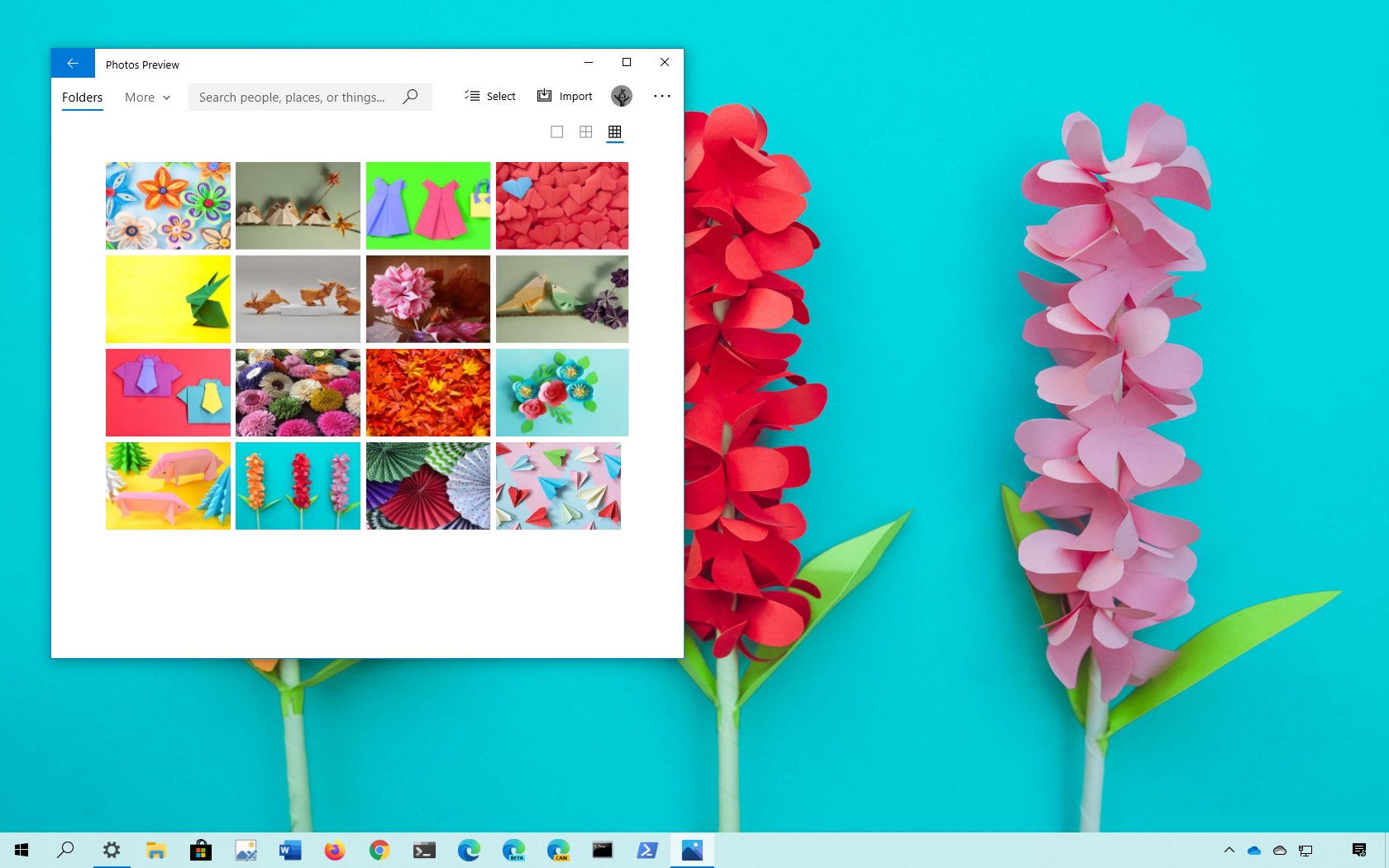 Paper Art theme for Windows 10 (download) - Pureinfotech