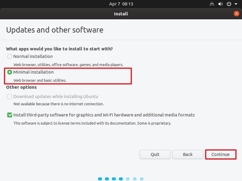 How To Perform Minimal Install Of Ubuntu - Pureinfotech