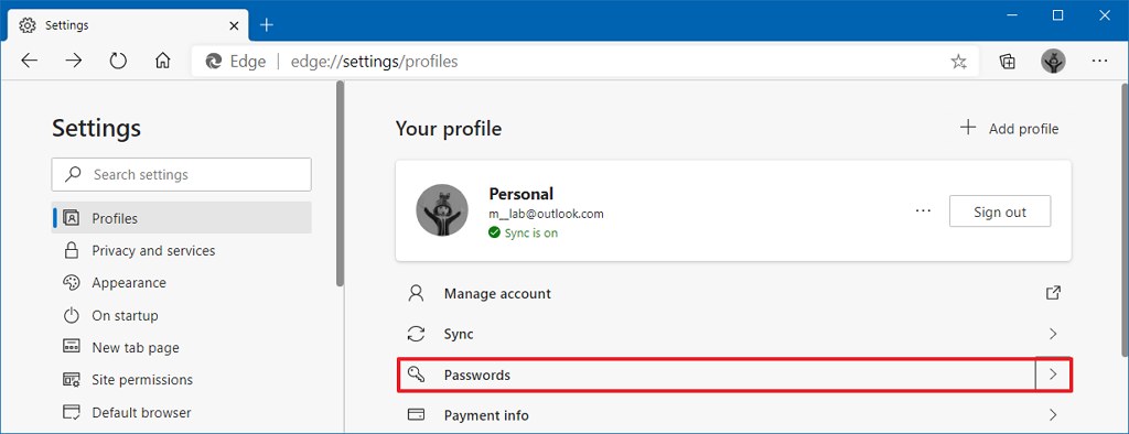 How To Export Saved Passwords On Microsoft Edge - Pureinfotech