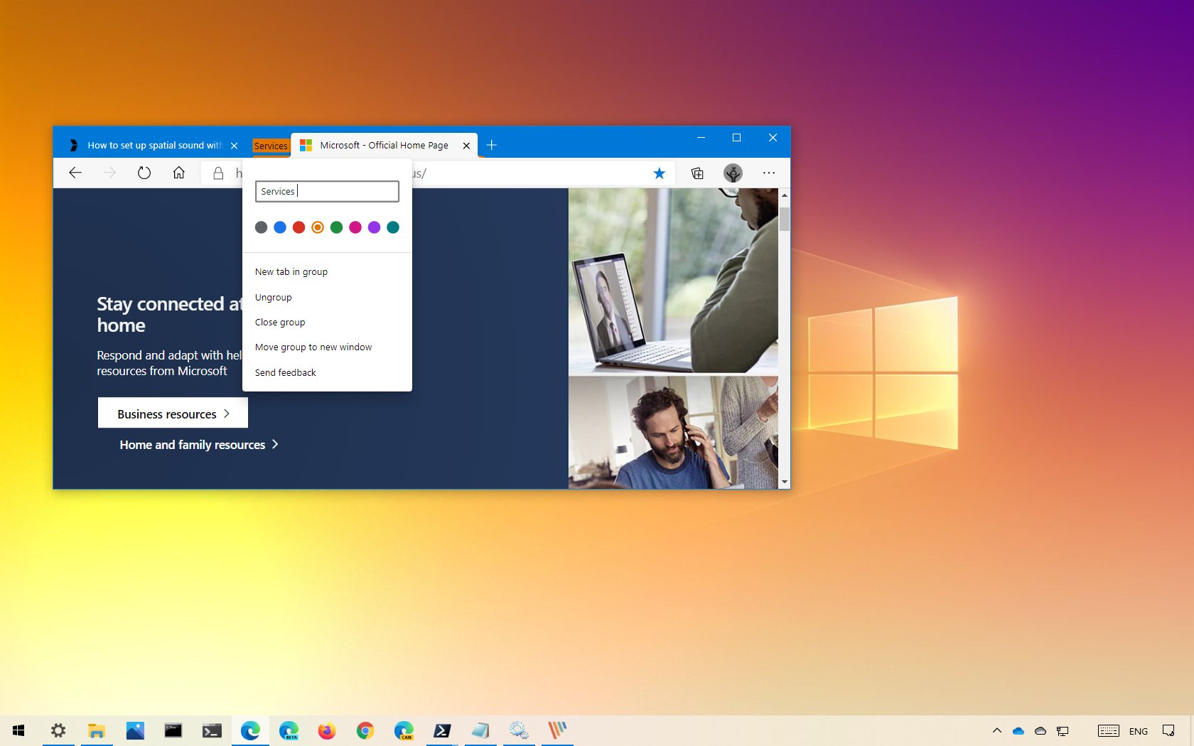 How To Enable Tab Groups In Edge