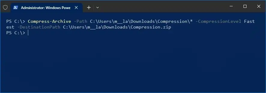 How to zip and unzip files using PowerShell on Windows 10 - Pureinfotech