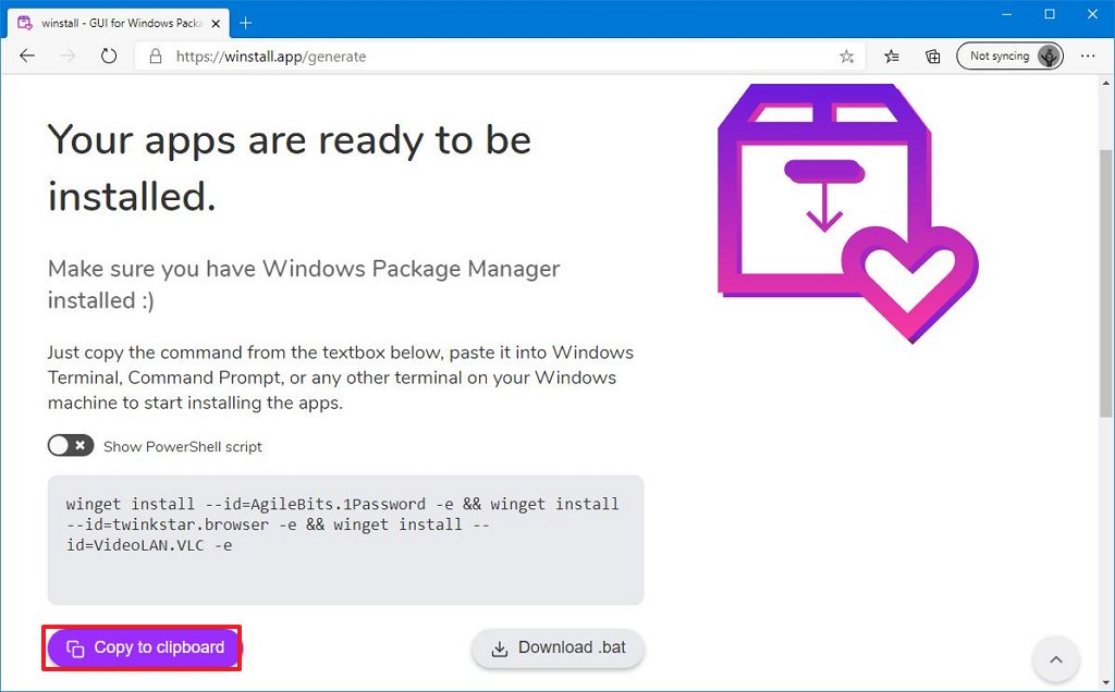 How To Install Multiple Apps Using Winget With Winstall On Windows 10 ...